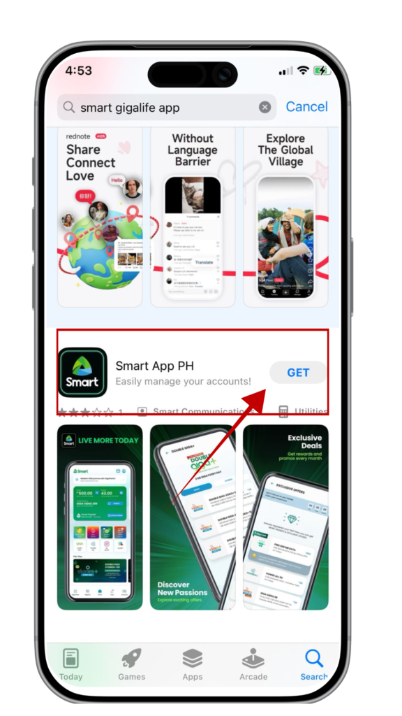 Smart GigaLife App For IOS