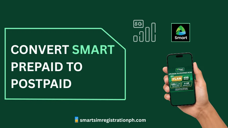 Convert Smart Prepaid to Postpaid
