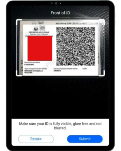 Scan Government ID Card