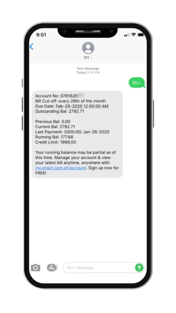 Smart Postpaid Balance
